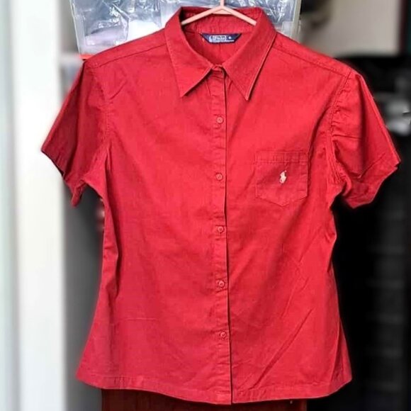 Authentic Polo Ralph Lauren Short Sleeve Button Down Shirt - Picture 4 of 5